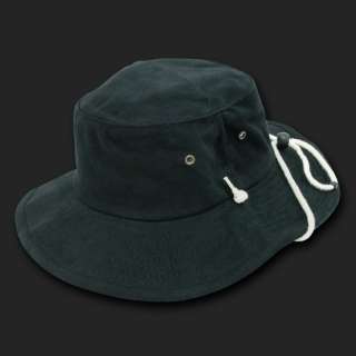   Safari Bucket Sun Fishing Outback Drawstring Hat Hats L/XL  