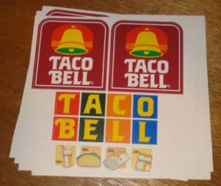 Taco Bell Custom LEGO stickers & building instructions  