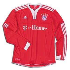 Bayern Munich 09/10 Home LS Soccer Jersey  Sports 