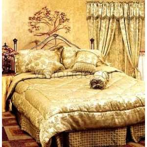   Tone Jacquard Queen Bed in a Bag Comforter Bedding Set