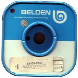  Belden 83404 1000 foot White 22 AWG Solid Irradiated PVC 