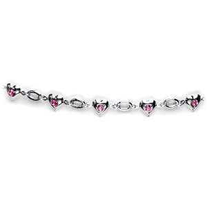  Pink Gem Romantic Heart Belly Chain Jewelry