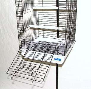 BIRD CAGE PLUS STAND BLACK BELLE AMI BUDGIES CANARIES  