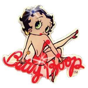  Flashing Betty Boop Collectible Pin   Betty Kick on Logo 