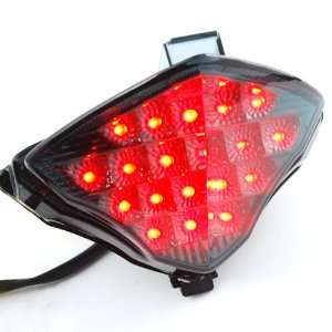  Street Bike Integrated LED Turn Signals Brake Tail Lights 