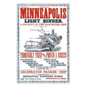  Minneapolis Light Binder 12X18 Art Paper with Gold Frame 