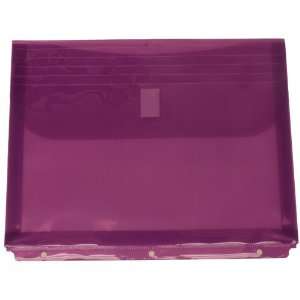  Lilac Plastic Binder Envelope (8 5/8 x 11 1/2) with VELCRO 