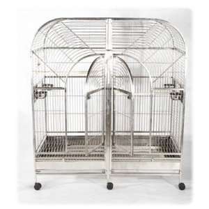  Stainless Steel Double Macaw Bird Cage