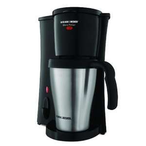 Black & Decker DCM18S Brew n Go Personal Coffeemaker with Travel Mug 