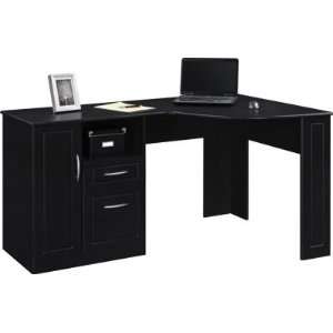   Chadwick Collection Corner Desk, Nightingale Black