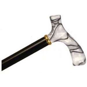  Wood Cane With Black Pearl Swirl Acrylic Fritz Handle 