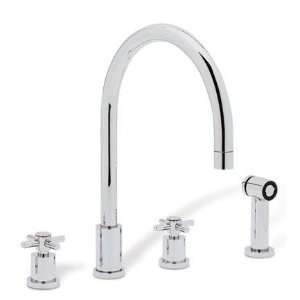 Blanco Faucets 157 130 BlancoMeridian Widespread Kitchen Faucet with 