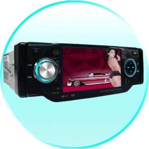  1 DIN TV Tuner + Bluetooth Car DVD Player   Plays DivX 