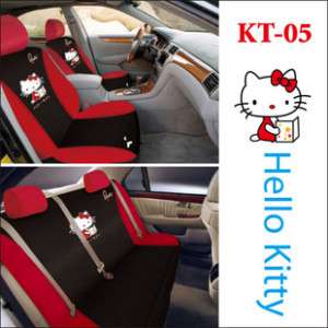 Universal Hello Kitty Car Seat Covers Set 10 pcs  