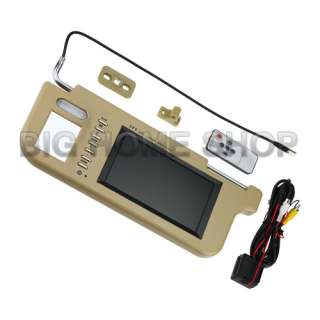 Car Sun Visor Rear View TFT LCD Color Monitor Left for car rearview 