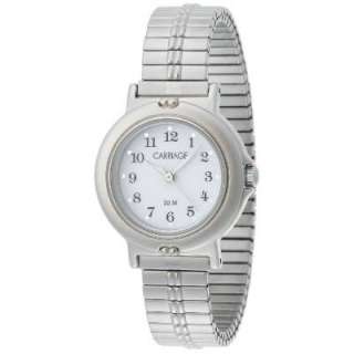 Carriage by Timex Womens C3C352 Silver Tone Watch new  
