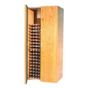   Light Walnut Reserve 280 Bottle Double Door Wine Cabinet with Insulat
