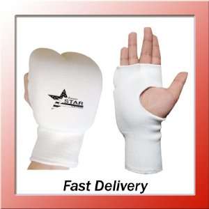 Elasticated karate boxing hand inner gloves muay thai protective mitts 