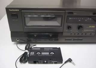 NOSTALGIA* Technics DOUBLE DECK RS TR232 with  Adpt  