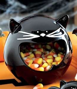 Tag Ltd Halloween Black Cat Treat Bowl #651232 Candy Dish  
