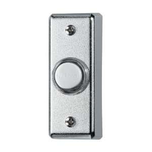   PB69LPC Wired Lighted Door Chime Push Button, Polished Chrome Finish