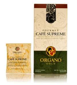   CAFE SUPREME Coffee ~100% Certified ORGANIC Ganoderma & GINSENG  