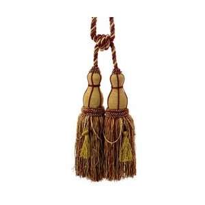  Burgundy and Antique Gold Victoria Tassel