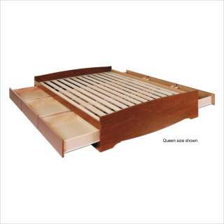 Prepac Monterey Cherry Full / Double Wood Bedroom Set  