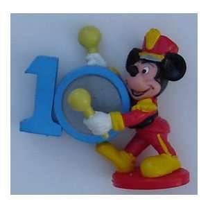 Disney Birthday Cake PVC Topper Approx. 2 1/2 Tall #10 Mickey Mouse 
