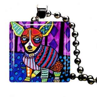 Chihuahua Pendant Necklace Dog Tag Jewelry Christmas Gift Charm Metal 