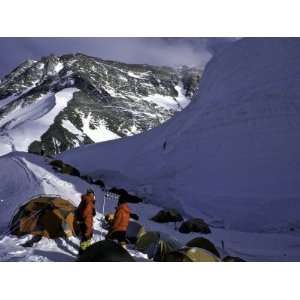  The High Camp on the North Col of Mt. Everest Premium 
