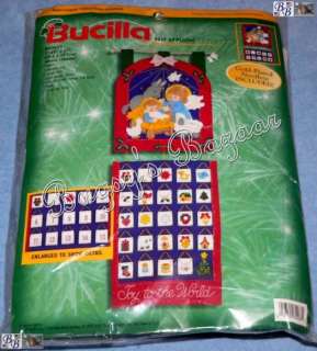 Bucilla NATIVITY Felt Christmas Advent Calendar Kit  