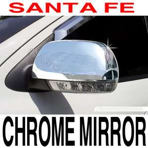 Chrome Side Mirror Cover LED For 07 08 09 10 11 Hyundai Santa fe 