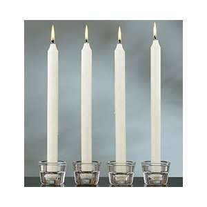  White Candles Taper 6 Inch. Burn 5 Hours Set of 72 