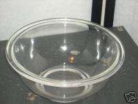 Vintage Pyrex Clear Glass Mixing Bowl  