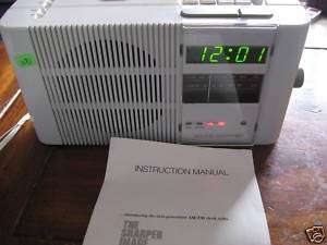 Sharper image Sound Soother Clock Radio Sound Therapy SM240  