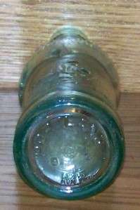   EMBOSSED CASCO INDIAN COCA COLA PORTLAND ME 6 1/2 oz OLD GLASS BOTTLE