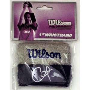  Wilson Cat Osterman Fastpitch 1 Wrist Bands 2 Pack (Gray 