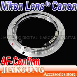 AF Confirm Nikon AI Lens to Canon EOS EF Mount Adapter  