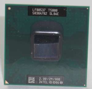 Intel Mobile Core 2 Duo T5800 CPU SLB6E 2MB/800 Mhz  