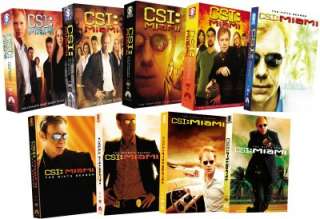 CSI MIAMI SEASONS 1 9 New 60 DVD Set 1 2 3 4 5 6 7 8 9 097361098449 