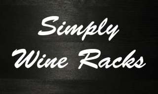 Bottle Le Rustique Wall Mounted VintageView® Wine Rack (Black 