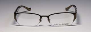 NEW CYNTHIA ROWLEY 397 51 17 135 BROWN/SILVER EYEGLASSES/GLASSES/FRAME 