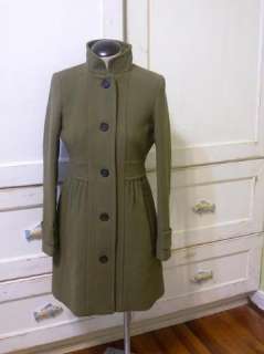 JCrew Double Cloth Colletta Coat T 16 $298 cypress  