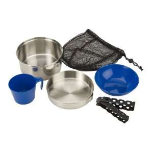 Coleman 1 Person Stainless Steel Mess Kit  Sports 
