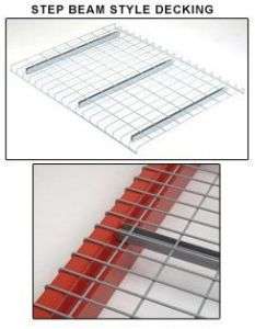 Wire Decking for Pallet Racks, 36 deep x 58 wide  