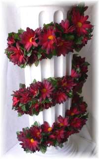 BURGUNDY Daisy Garland Wedding Arch Decor Silk Flower  