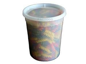 32oz Plastic Round DELItainer Deli Soup Container 100PK  