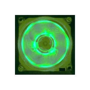 80mm Green Single Color Magical LED Computer Cooling Fan  