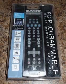 New Sony 8 Device Home Theater Remote Control RX AM1400 Learning 